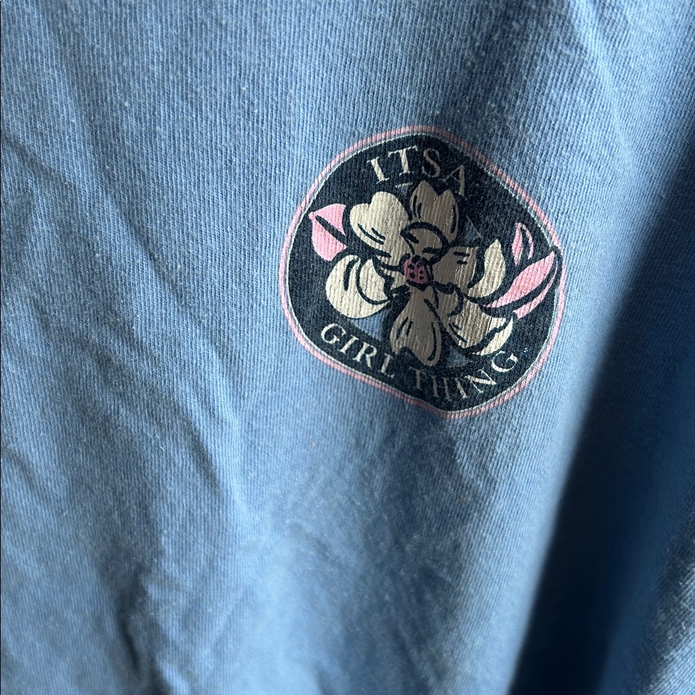 A Girl Thing Light Blue Short Sleeve Tee - Picture 2 of 6